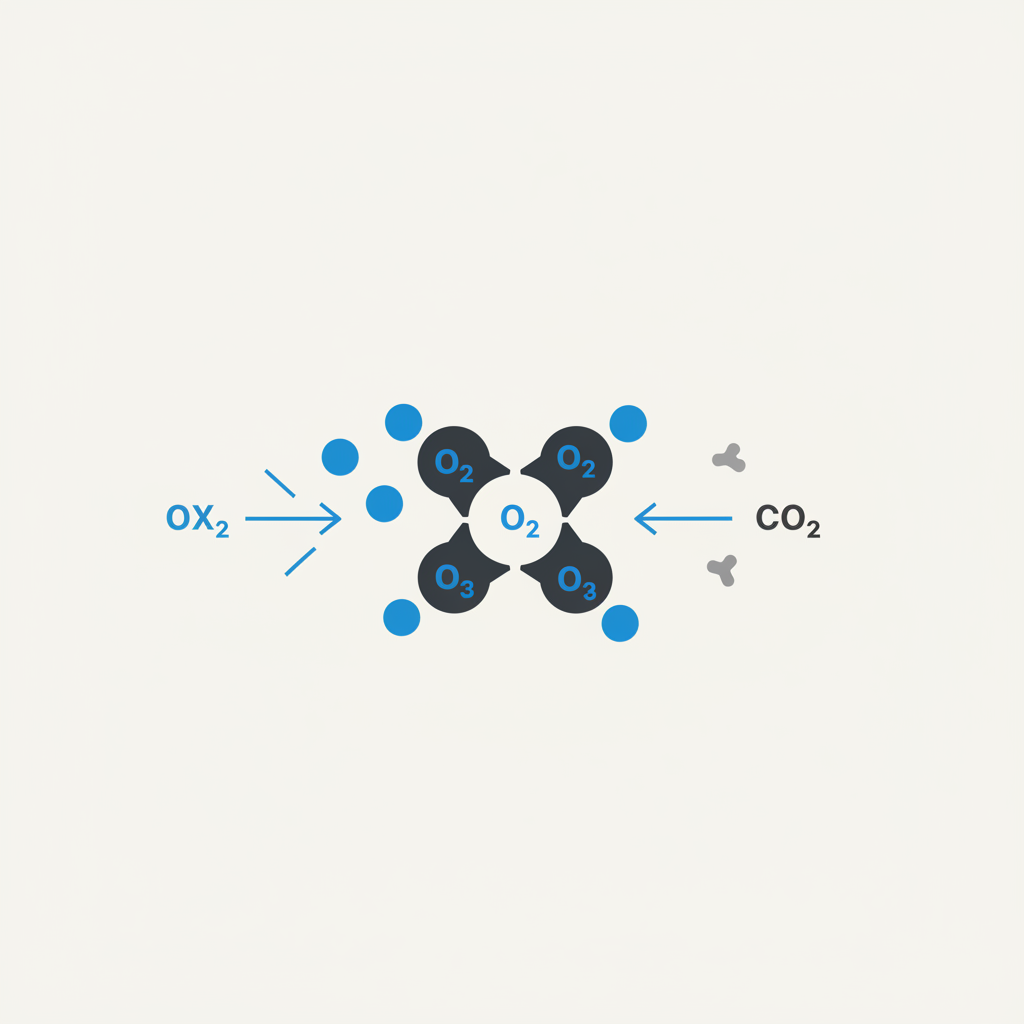 Bohr Effect diagram — CO2 triggers hemoglobin to release oxygen into tissue.