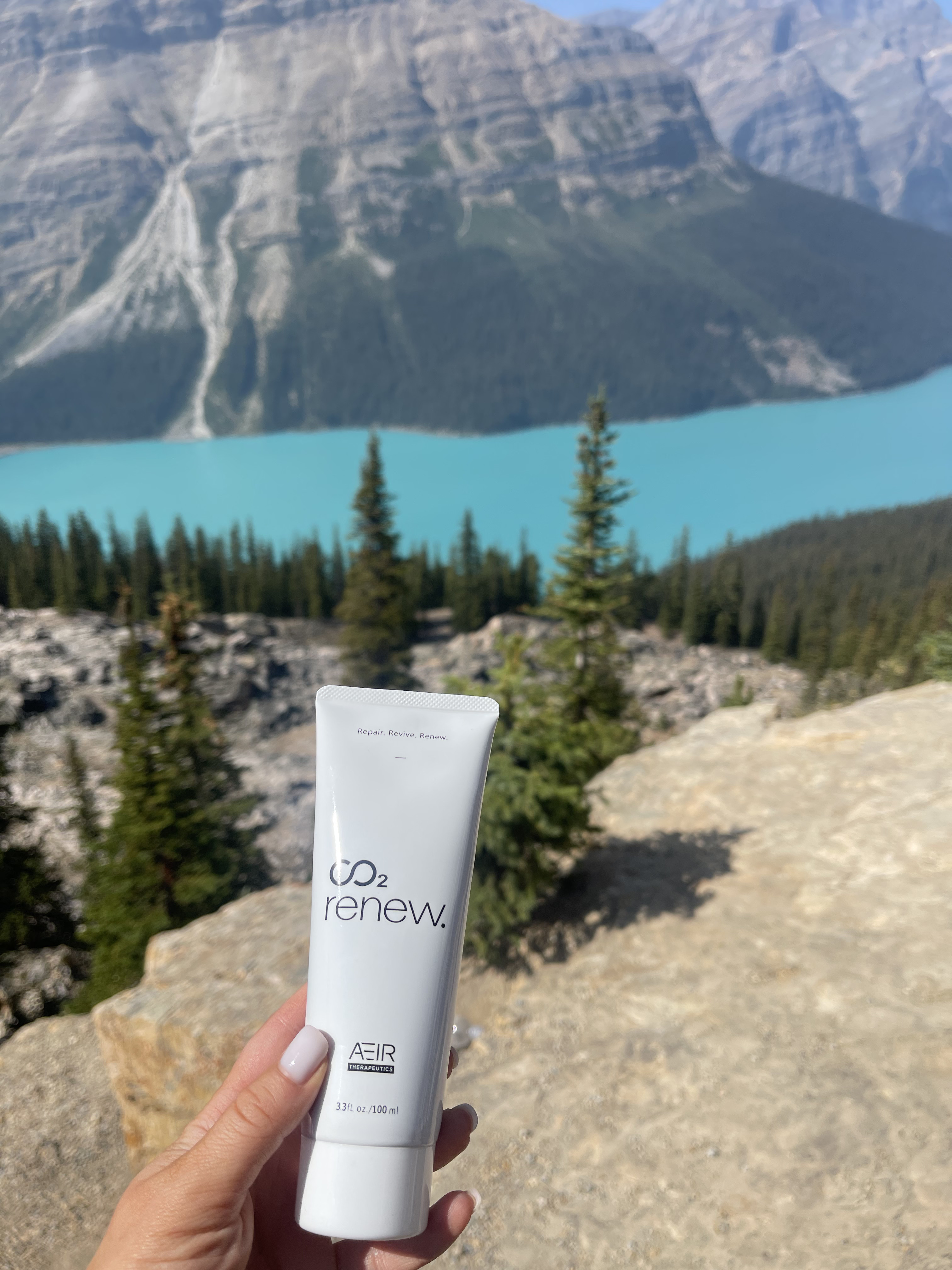 Testimonial card — 'My skin looks more alive.'